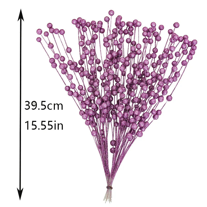 Artificial Bouquet Foam Berry Wedding Party Berry Flower Decoration False Fruit Branch Christmas Home Living Room Furnishings