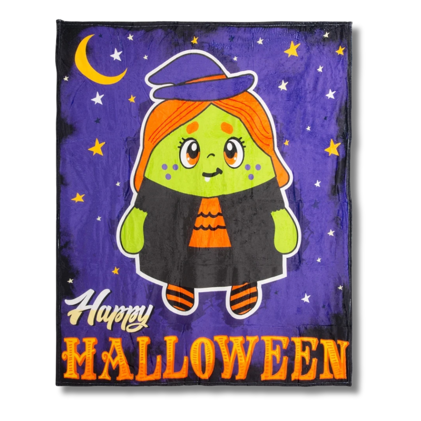 Halloween Patterned Witchy Blanket