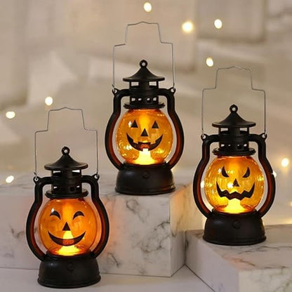 Halloween Themed LED Lanterns Lamps - Assorted