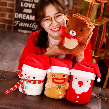 Christmas Event Gift Blanket Practical Company Present for Client Award Employee Welfare Festival Souvenir Kids Gift
